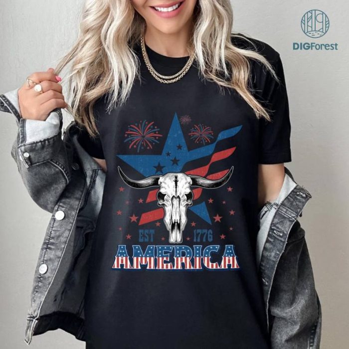 Western 4th of July Shirt, 4th of July Shirt, Fourth Of July, Country 4th of July, USA Shirt, America Shirt, Cowboy Shirt, Patriotic T Shirt