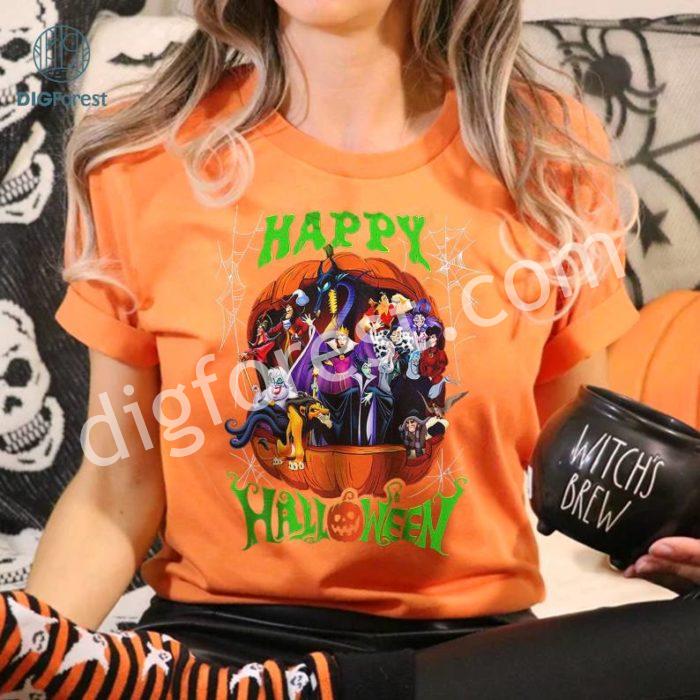 Disney Villains Happy Halloween Shirt, Villains Evil Spooky Season Shirt, Villains Evil Halloween Shirt, Trendy Halloween Shirt, Halloween Gifts