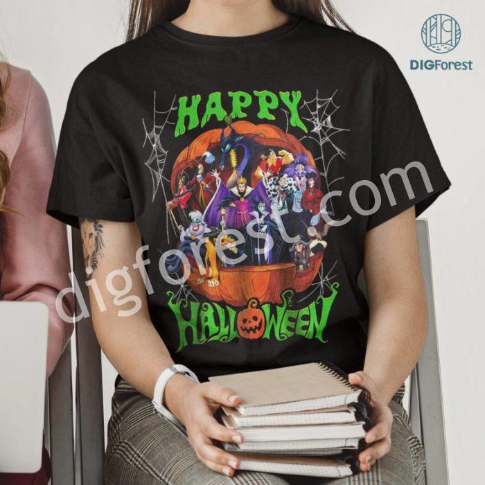 Disney Villains Happy Halloween Shirt, Villains Evil Spooky Season Shirt, Villains Evil Halloween Shirt, Trendy Halloween Shirt, Halloween Gifts