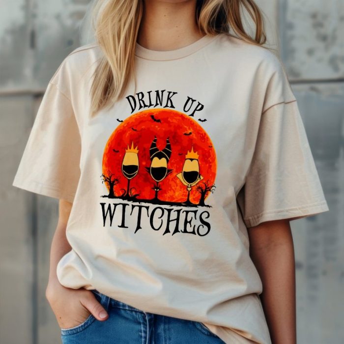 Disneyland Maleficent T-Shirt, Disney Maleficent Evil Queen Shirt, Drink Up Witches Tshirt, Disneyland Villains Shirt, Gifts For Halloween