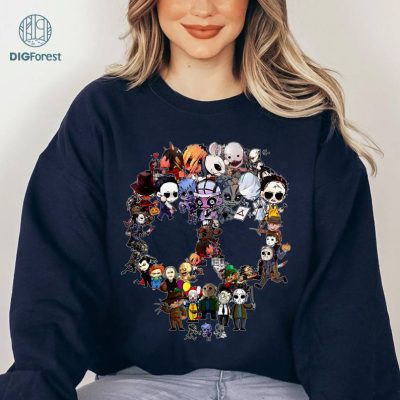 Skull Halloween Costume Shirt Horror Team Gift Jason Lovers Voorhees Gift Michael Myers Lovers T Shirt, Horror Halloween Team Shirt, Halloween Scary Movie Shirt