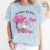 In October We Wear Pink Classic TShirt, Disney Daisy Duck Breast Cancer Awareness Shirt, Cancer Survivor Pink Ribbon Shirt