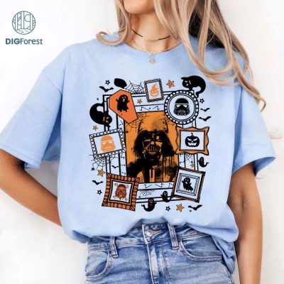 Star Wars Framed Vader Halloween Sweatshirt, Halloween Star Wars Shirt, Disney Star War Shirt, Disney Halloween Shirt, Star Wars Family Tee