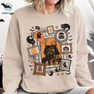 Star Wars Framed Vader Halloween Sweatshirt, Halloween Star Wars Shirt, Disney Star War Shirt, Disney Halloween Shirt, Star Wars Family Tee