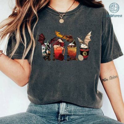 Halloween Coffee Shirt, House Of The Dragons Fall Coffee Sweatshirt, Spooky Vibes Shirt, Halloween Party Shirt, Spooky Coffee Shirt