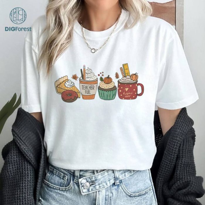 Coffee Latte Shirt, Comfort Colors Fall Coffee Pumpkin Shirt, Comfort Colors Halloween Shirt, Retro Halloween Shirt, Coffee Latte Lovers Halloween Pumpkin Fall Shirt Gift for Her