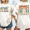 Bluey Halloween Spooky Ghost Shirt, Spooky Season Halloween Sweatshirt, Bluey Ghost Sweatshirt, Fall Vibes Sweatshirt Perfect For a Halloween Party
