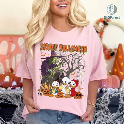Vintage Huey Dewey Louie Trick Or Treat Shirt | Spooky Season Shirt | Spooky Halloween Shirt | Halloween Trick-Or-Treat | Halloween Party Shirt