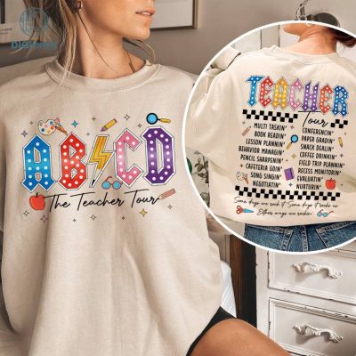 Retro The Teacher Tour Shirt, ABCD Teacher Tour Shirt, Back To School Shirt, End of Year Shirt, Teacher Life Gifts, Kindergarten Teacher Retro The Teacher Tour Shirt, ABCD Teacher Tour Shirt, Back To School Shirt, End of Year Shirt, Teacher Life Gifts, Kindergarten Teacher