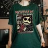 Jack Skellington Freddy Krueger Halloween Shirt, Nightmare Before Christmas Movie Shirt, Family Shirt, Never Sleep Again Shirt, Horror Movie Shirt