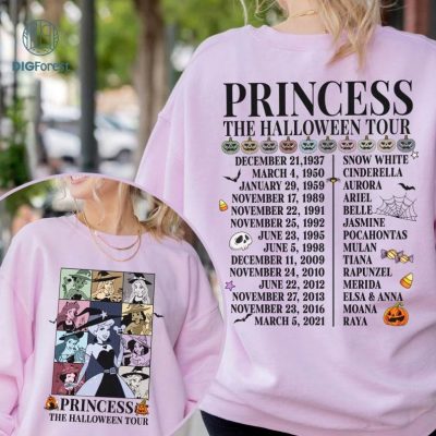 Disney Princess Halloween Tour Shirt, Halloween Tour Shirt, Princess Character Shirt, Princess Tour 2024 Shirt, Halloween Party Shirt Disney Princess Halloween Tour Shirt, Halloween Tour Shirt, Princess Character Shirt, Princess Tour 2024 Shirt, Halloween Party Shirt