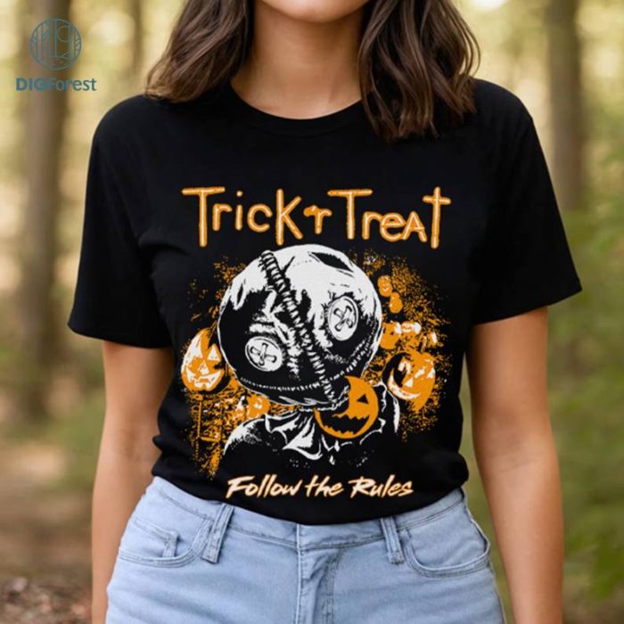 Trick R Treat - Sam (Follow The Rules) Horror Halloween Shirt, Spooky Halloween Movie Shirt, Halloween Shirt, Sam Shirt, Halloween Scary Horror Movie Shirt