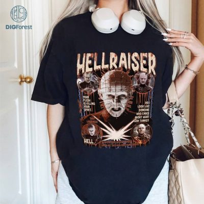 Vintage Hellraiser Pinhead Vintage T Shirt, Hellraiser Homage TV Shirt, Halloween Horror Nights Shirt, Horror Movie Shirt, Horror Killers Shirt
