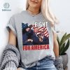 Fight For America Shirt, Trump Assassination sweatshirt, Donald Trump Shooting Tee, Fight Trump Shirt, Make America Great Tee