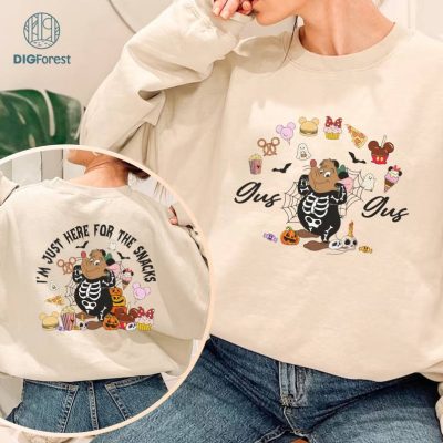 Two-sided Gus Gus Halloween Disney Snacks T-shirt, Disney Halloween 2024 Outfit, Bibbidi Bobbidi Boo Halloween Shirt, Halloween Matching Two-sided Gus Gus Halloween Disney Snacks T-shirt, Disney Halloween 2024 Outfit, Bibbidi Bobbidi Boo Halloween Shirt, Halloween Matching