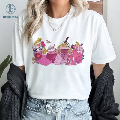 Disney Princess Latte Coffee Shirt, Princess Aurora Coffee Shirt, Sleeping Beauty Shirt, WDW Disneyland Family Vacation Holiday Gift, Disneyland Trip Outfits, Gift For Her Disney Princess Latte Coffee Shirt, Princess Aurora Coffee Shirt, Sleeping Beauty Shirt, WDW Disneyland Family Vacation Holiday Gift, Disneyland Trip Outfits, Gift For Her
