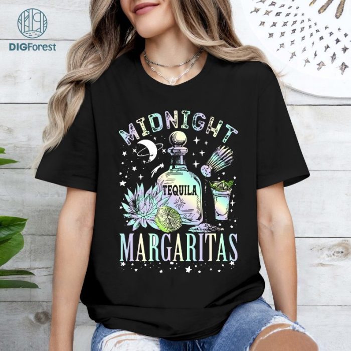 Midnight Margaritas Practical Magic Halloween Cocktails Shirt, Witchy Halloween Shirt, Practical Magic Shirt, Midnight Margaritas Shirt