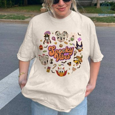 Disneyland Spooky Vibes Halloween Shirt, Disney Halloween Matching Shirt, Disney Spooky Shirt, Disney Halloween Shirt, Mickey Not So Scary Party Shirt Disneyland Spooky Vibes Halloween Shirt, Disney Halloween Matching Shirt, Disney Spooky Shirt, Disney Halloween Shirt, Mickey Not So Scary Party Shirt
