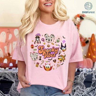 Disneyland Spooky Vibes Halloween Shirt, Disney Halloween Matching Shirt, Disney Spooky Shirt, Disney Halloween Shirt, Mickey Not So Scary Party Shirt Disneyland Spooky Vibes Halloween Shirt, Disney Halloween Matching Shirt, Disney Spooky Shirt, Disney Halloween Shirt, Mickey Not So Scary Party Shirt
