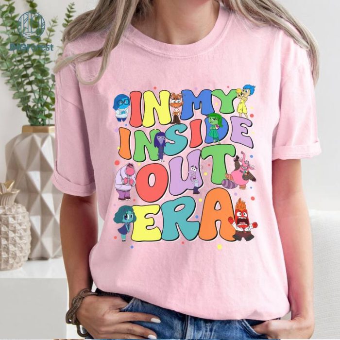 Disney In My Inside Out Era T-shirt, Emotions Inside Out shirt, Today Is A Core Memory Day Shirt, Inside out characters Joy Anger Anxiety Envy Shirt, Disneyland Pixar