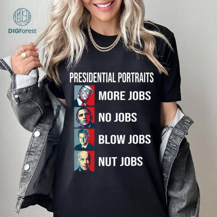 Presidential Portraits Shirt, Donald Trump Shirt, Trump 2024 Shirt, MAGA Shirt, Trump for President, Trump Fights Shirt, Trump Assassination