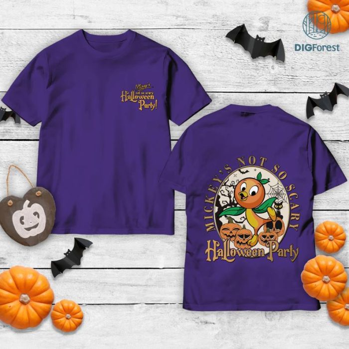 Disneyland Orange Bird Shirt, Mickey's Not So Scary Halloween Party Shirt, Halloween Disney T-shirt, Disneyland Family Holiday Gift