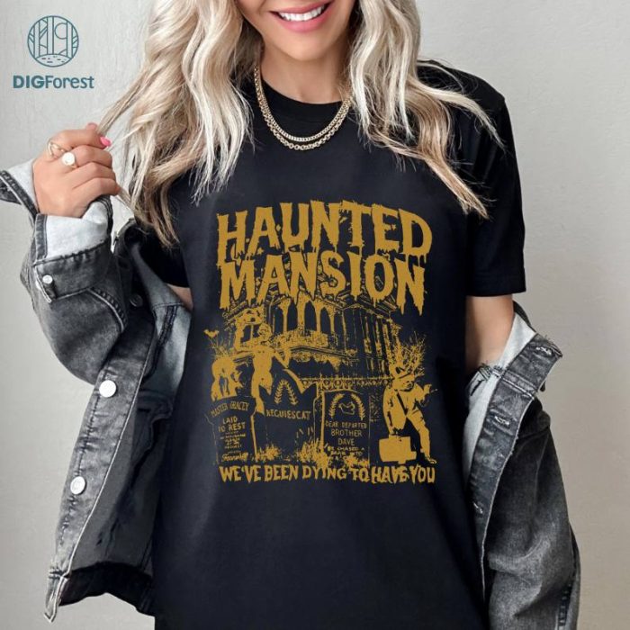 Vintage The Haunted Mansion Shirt, Haunted Mansion Tee, Halloween Haunted Mansion Shirt, Disneyland Halloween Party, Foolish Mortals Shirt