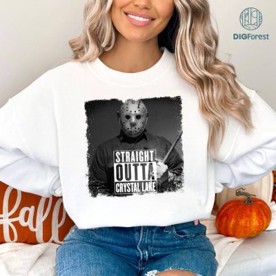 Horror Halloween Jason Voorhees Straight out Crystal Lake Shirt, Sacry Movie Shirt, Horror Movie Shirt, Horror Halloween Jason Voorhees Straight out Crystal Lake Shirt, Sacry Movie Shirt, Horror Movie Shirt,