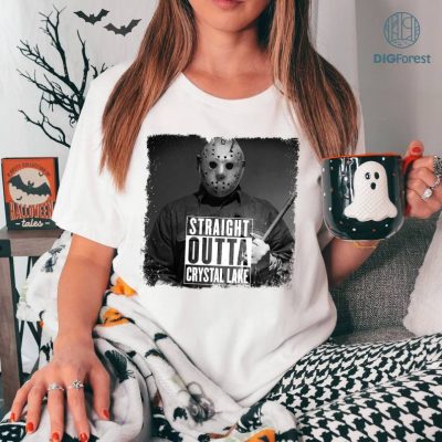 Horror Halloween Jason Voorhees Straight out Crystal Lake Shirt, Sacry Movie Shirt, Horror Movie Shirt, Horror Halloween Jason Voorhees Straight out Crystal Lake Shirt, Sacry Movie Shirt, Horror Movie Shirt,