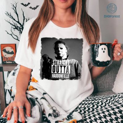 Michael Myers Straight out Haddonfield Shirt, Halloween Horror Movie Shirt, Killer Character Halloween Shirt, Halloween Scary Horror Movie Shirt Michael Myers Straight out Haddonfield Shirt, Halloween Horror Movie Shirt, Killer Character Halloween Shirt, Halloween Scary Horror Movie Shirt