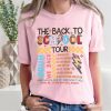 The Back To School Teacher Tour Shirt, Teacher Tour Tee, Concert Tour Teacher Back to School Shirt, Elementary Middle School Teacher Tee