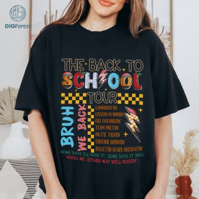 The Back To School Teacher Tour Shirt, Teacher Tour Tee, Concert Tour Teacher Back to School Shirt, Elementary Middle School Teacher Tee The Back To School Teacher Tour Shirt, Teacher Tour Tee, Concert Tour Teacher Back to School Shirt, Elementary Middle School Teacher Tee