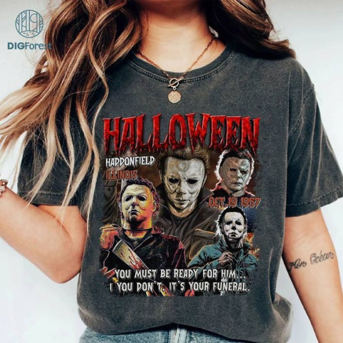 Vintage Michael Halloween Shirts, Michael Myers Horror Movie Shirt, Halloween Party 2024 Shirts, 13th Of June Michael Myers Tee Shirt