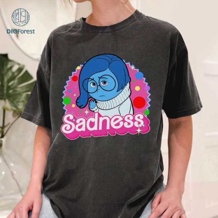 Vintage Inside Out Sadness Shirt Inside Out Friends Shirt, Disney Inside Out Character Shirt, Magical Place Tees Disneyland Family 2024 Trip Shirt
