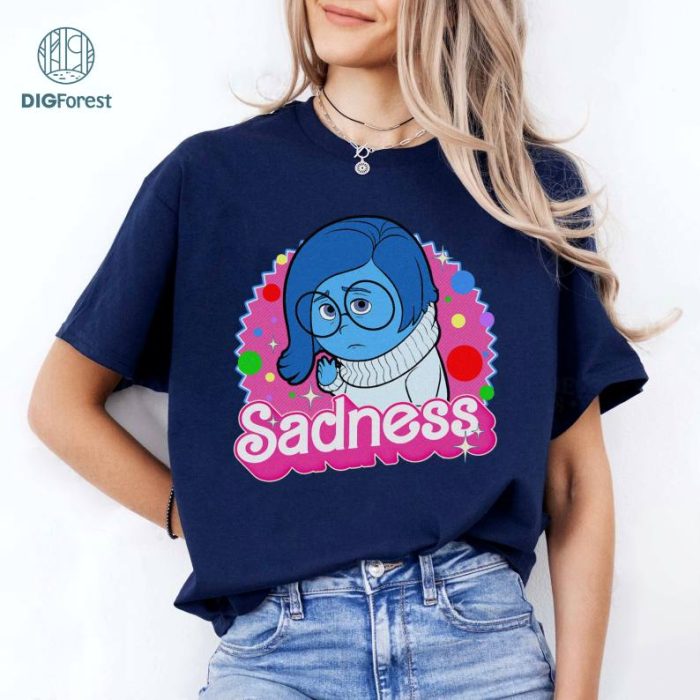 Vintage Inside Out Sadness Shirt Inside Out Friends Shirt, Disney Inside Out Character Shirt, Magical Place Tees Disneyland Family 2024 Trip Shirt