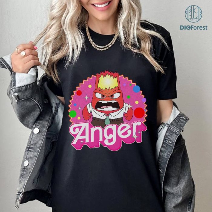 Vintage Inside Out Anger Shirt Inside Out Friends Shirt, Disney Inside Out Character Shirt, Magical Place Tees Disneyland Family 2024 Trip Shirt