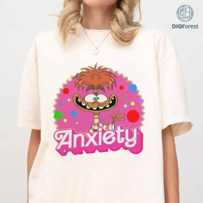 Vintage Inside Out Anxiety Shirt Inside Out Friends Shirt, Disney Inside Out Character Shirt, Magical Place Tees Disneyland Family 2024 Trip Shirt