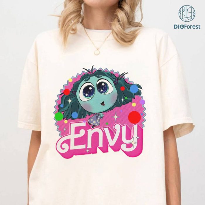 Vintage Inside Out Envy Shirt Inside Out Friends Shirt, Disney Inside Out Character Shirt, Magical Place Tees Disneyland Family 2024 Trip Shirt