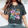 Disney Retro Cassette Song Disneyland Inside Out 2 Shirt, Anger Joy Sadness Disneyland Emotions Shirt, Mental Health Speech Therapy Disneyland Trip