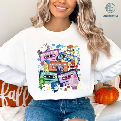 Disney Retro Cassette Song Disneyland Inside Out 2 Shirt, Anger Joy Sadness Disneyland Emotions Shirt, Mental Health Speech Therapy Disneyland Trip Disney Retro Cassette Song Disneyland Inside Out 2 Shirt, Anger Joy Sadness Disneyland Emotions Shirt, Mental Health Speech Therapy Disneyland Trip