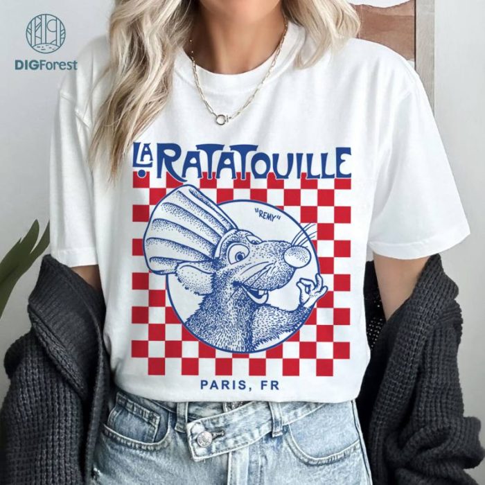 Disney Paris Ratatouille Shirt, Pixar Chef Shirt, Remy Little Chef T-Shirt, Disneyland Trip Shirt, Remy Gusteau's Shirt, Disney Rat Shirt