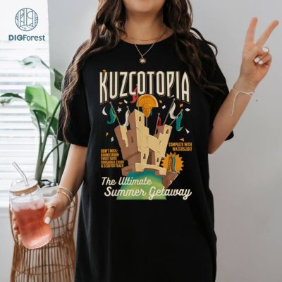 Retro 90s Disney The Emperor's New Groove Greeting From Kuzcotopia T-Shirt, Walt Disney World Tee, Disneyland Family Matching Shirts Retro 90s Disney The Emperor's New Groove Greeting From Kuzcotopia T-Shirt, Walt Disney World Tee, Disneyland Family Matching Shirts