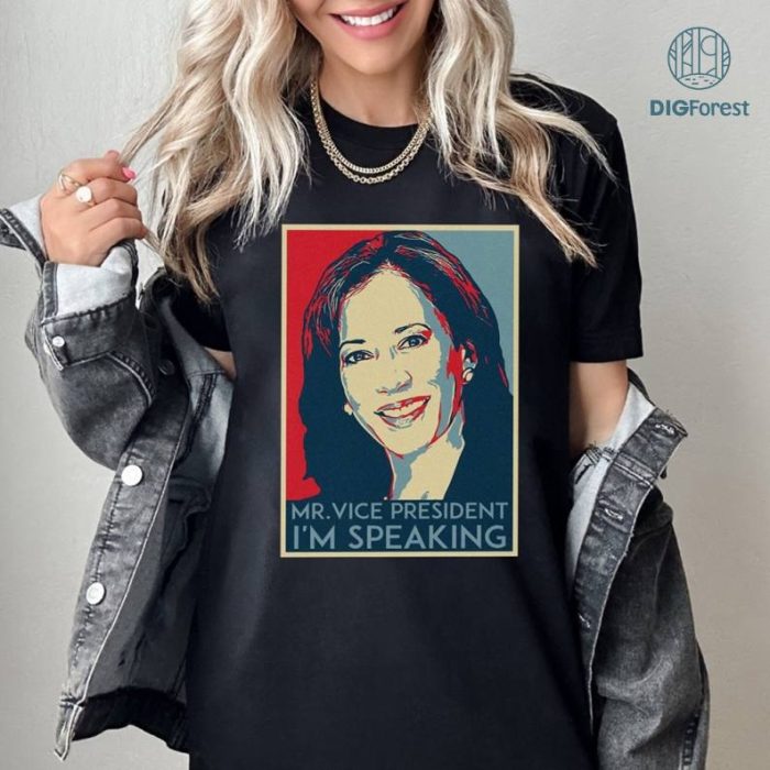 Kamala Harris President I'm Speaking Shirt , President Day Shirt, Kamala Harris Shirt, Biden Harris 2024 Shirt, Kamala For The People Shirt, Digital Download