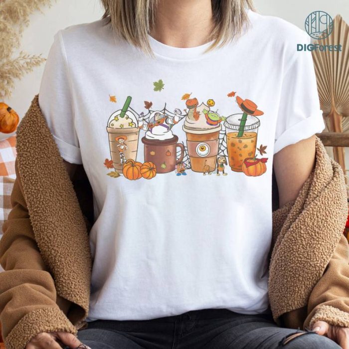 Disney Toy Story Halloween Coffee Shirt, Toy Story Halloween Shirt, Disneyland Spooky Season, Mickey Not So Scary Halloween Party Shirt