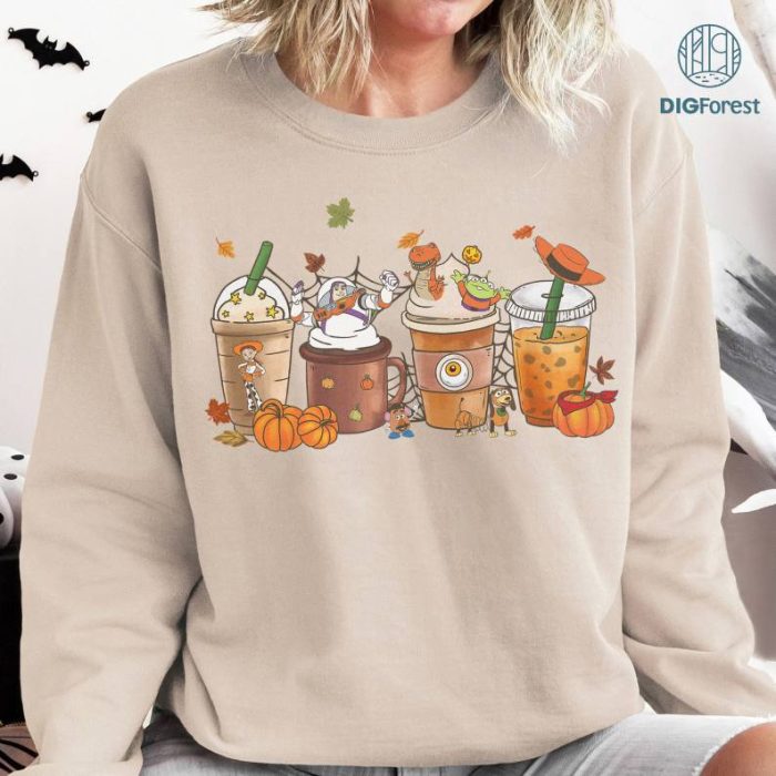 Disney Toy Story Halloween Coffee Shirt, Toy Story Halloween Shirt, Disneyland Spooky Season, Mickey Not So Scary Halloween Party Shirt