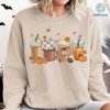 Disney Halloween Ducktale Coffee Sweatshirt, Fall Coffee Pumpkin Shirt, Comfort Colors Halloween Shirt, Fall Shirt, Retro Halloween Shirt, Pumpkin Shirt