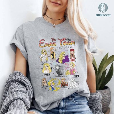Disney Rapunzel And Anna Version The Eras Tour Shirt, Princess The Eras Tour Shirt, Disneyland Rapunzel Princess Eras Tour Shirt, Tangled Shirt Disney Rapunzel And Anna Version The Eras Tour Shirt, Princess The Eras Tour Shirt, Disneyland Rapunzel Princess Eras Tour Shirt, Tangled Shirt