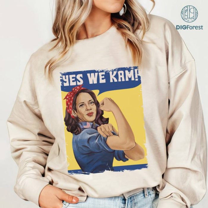 Kamala Harris Yes We Kam 2024 Election Shirt,1st Female President Tshirt, Kamala Harris T-Shirt, Election Shirt