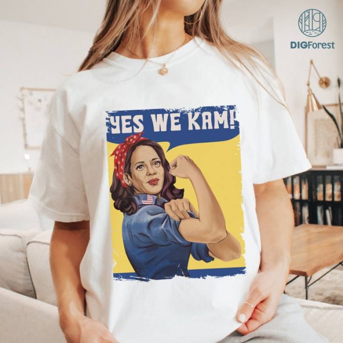 Kamala Harris Yes We Kam 2024 Election Shirt,1st Female President Tshirt, Kamala Harris T-Shirt, Election Shirt