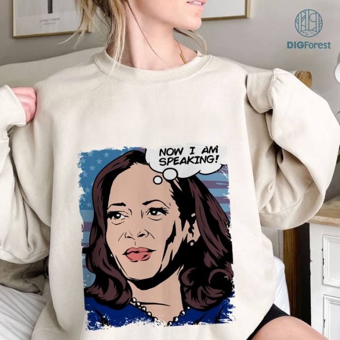 Kamala Harris Now I Am Speaking Shirt, Kamala Harris Shirt, Harris 2024 Shirt, Election 2024 Harris Tshirt, Kamala Harris for President Shirt